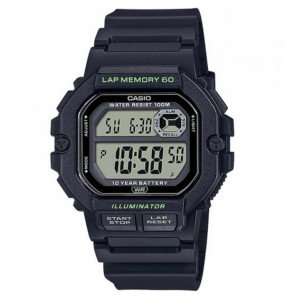 Montre Homme Casio Sport & Technologie en Plastique Noir Ref WS-1400H-1AVEF