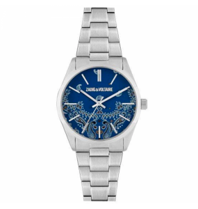 Montre Femme Zadig et Voltaire Fusion en Métal Argenté Ref ZVF2003