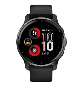 Montre Homme Connectée Garmin Venu 2 Plus en Silicone Ref 010-02496-11