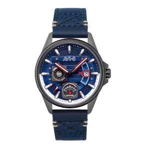 AVI-8 HAWKER HARRIER FARLEY BLEU CUIR AV-4098-03