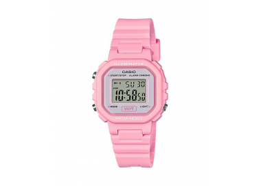 Montre Enfant Casio bracelet Résine rose LA-20WH-4A1EF