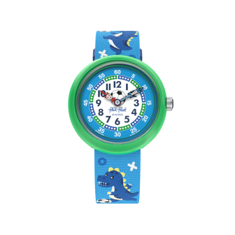 Montre Enfant Flik Flak Soccerozaurus bracelet PET recyclé FBNP209