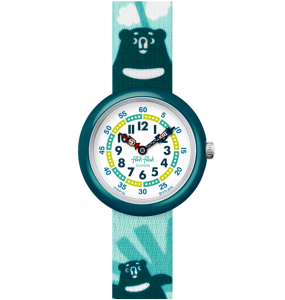 Montre Enfant Flik Flak Beary Cute bracelet PET recyclé FBNP138C