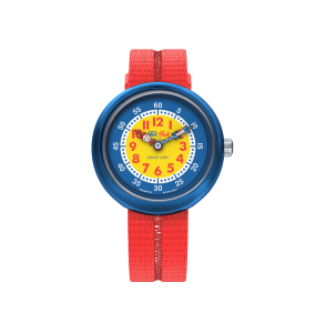 Montre Enfant Flik Flak Retro Red bracelet PET recyclé FBNP188