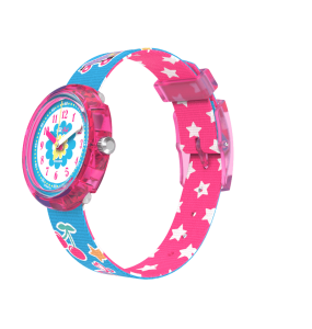 Montre Enfant Flik Flak Disco Pop bracelet PET recyclé FPNP131