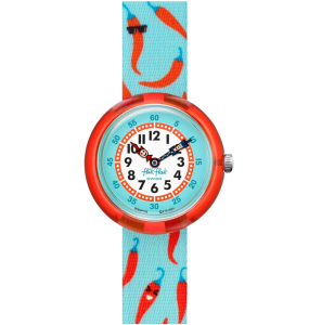 Montre Enfant Flik Flak Happy Chilli bracelet PET recyclé FBNP185