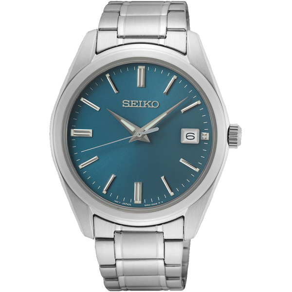 SEIKO CLASSIQUE BLEU ACIER GRIS SUR525P1