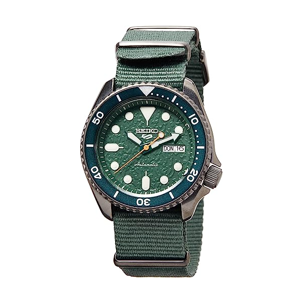 SEIKO 5 SPORTS AUTOMATIQUE BRACELET NATO VERT SRPD77K1