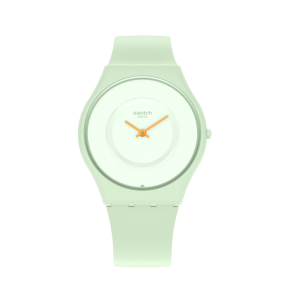 Montre Femme Swatch Caricia Verde bracelet Silicone SS09G101