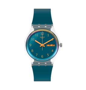 Montre Femme Swatch Blue Away bracelet Silicone SO28K700-S14