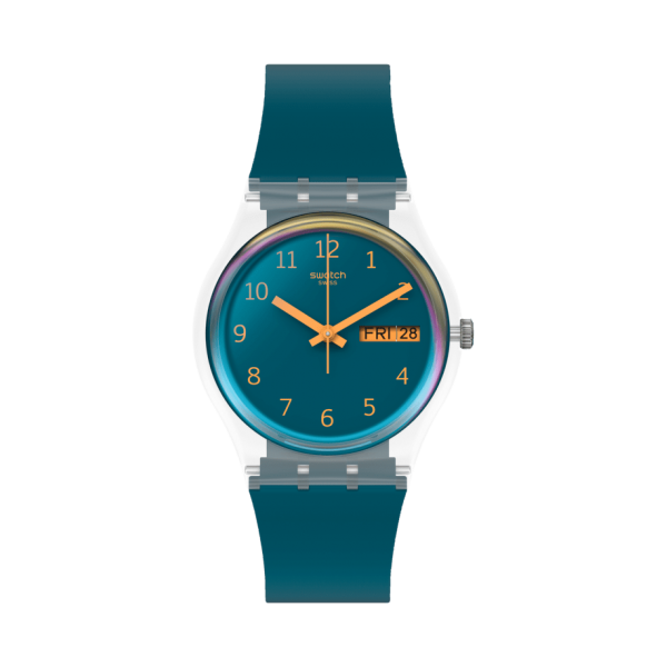 Montre Femme Swatch Blue Away bracelet Silicone SO28K700-S14