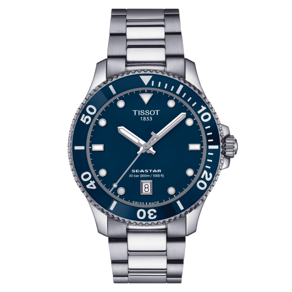 TISSOT SEASTAR 1000 40MM BLEU ACIER T1204101104100