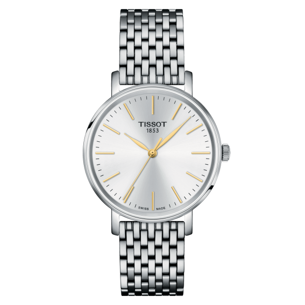 TISSOT EVERYTIME 34MM BLANC ACIER T1432101101101