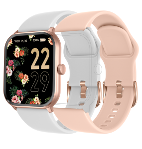 ICE smart - ICE 1.0 - Rose Gold avec 2 bracelets Rose Nude & Blanc - 1.85