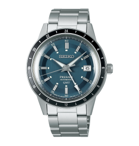 SEIKO PRESAGE 60'S GMT AUTOMATIQUE BLEU SSK009J1