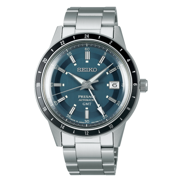 SEIKO PRESAGE 60'S GMT AUTOMATIQUE BLEU SSK009J1