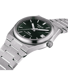 TISSOT PRX POWERMATIC 80 35MM VERT ACIER T1372071109100