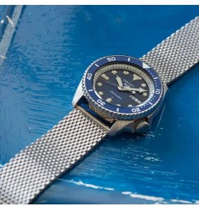 SEIKO 5 SUITS BLEU MILANAIS SRPD71K1