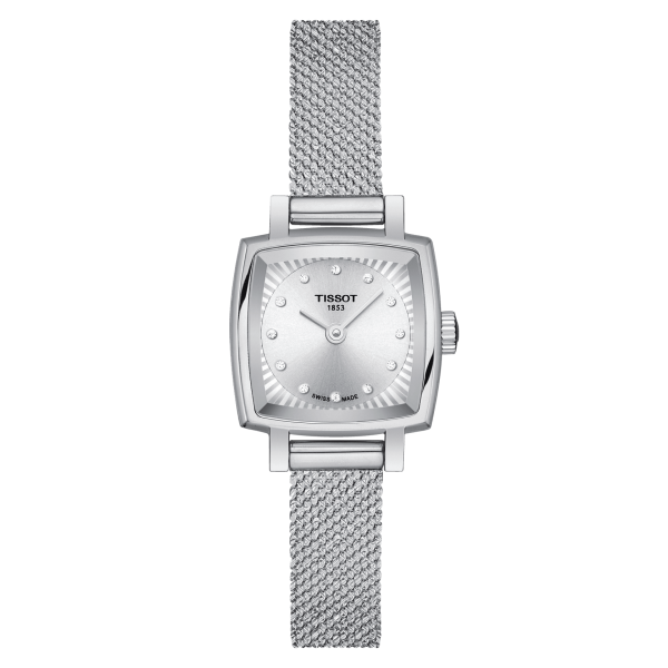 TISSOT LOVELY SQUARE QUARTZ ARGENT T0581091103600