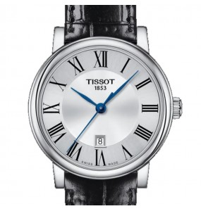 TISSOT CARSON PREMIUM LADY GRIS CUIR NOIR T1222101603300