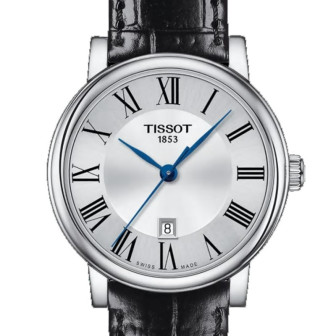TISSOT CARSON PREMIUM LADY GRIS CUIR NOIR T1222101603300