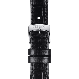 TISSOT CARSON PREMIUM LADY GRIS CUIR NOIR T1222101603300
