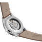 Montre Homme Tissot Chemin des Tourelles automatique bleu bracelet cuir brun - Réf. T1394071604100