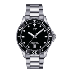 TISSOT SEASTAR 1000 40MM NOIR ACIER T1204101105100