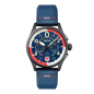 Montre Homme AVI-8 Spitfire P8331 Laguna Chronograph Limited Edition Bleu Rouge Cuir - AV-4105-01 Montre Homme AVI-8 Spitfire P8331 Laguna Chronograph Limited Edition Bleu Rouge Cuir - AV-4105-01