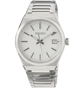 Montre Homme Seiko Classique Quartz Blanc - SUR553P1