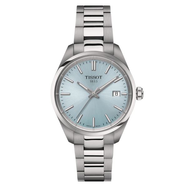 TISSOT PR100 34MM BLEU GLACIER ACIER T1502101135100