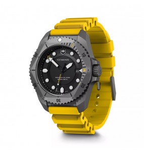 Montre Homme Victorinox Dive Pro Noire Silicone Jaune - 241992