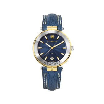 HERBELIN NEWPORT ORIGINALS BLEU CUIR 12255T35
