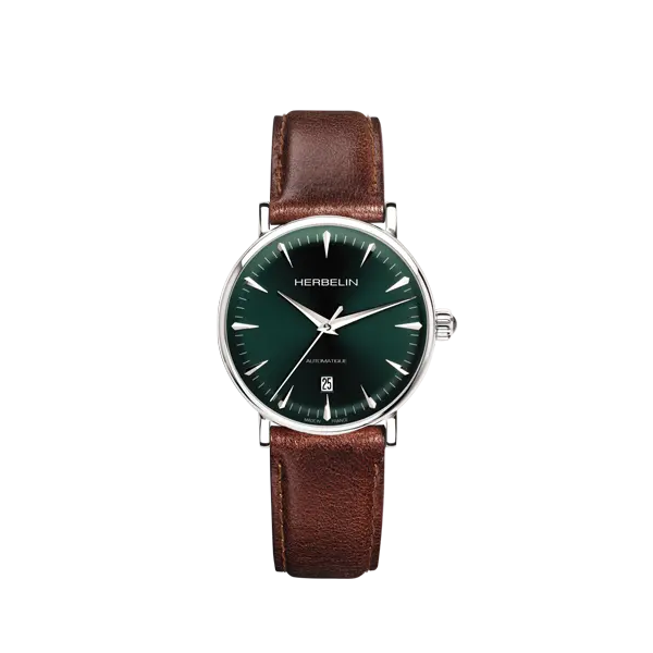 HERBELIN INSPIRATION AUTOMATIC VERT CUIR 1647AP16BR