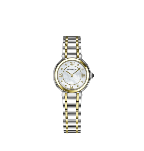 HERBELIN GALET NACRE BLANC ACIER PVD OR 17430BT59