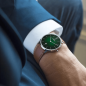 Montre Homme HERBELIN City Vert Cuir Marron - 19515AP16GD