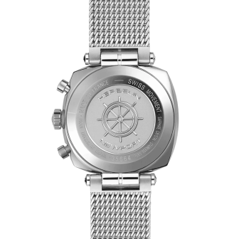 HERBELIN NEWPORT HERITAGE CHRONOGRAPHE BLEU 35664AP25B
