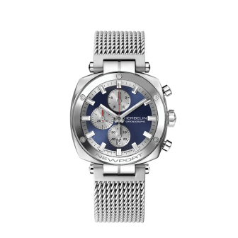 HERBELIN NEWPORT HERITAGE CHRONOGRAPHE BLEU 35664AP25B
