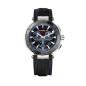 Montre Homme HERBELIN Newport Chronographe Noir Bleu Cuir - 37688AG65 Montre Homme HERBELIN Newport Chronographe Noir Bleu Cuir - 37688AG65