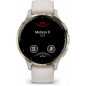 Montre Mixte Connectée GARMIN Venu 3S Ivoire Silicone - 010-02785-04