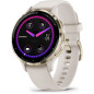 Montre Mixte Connectée GARMIN Venu 3S Ivoire Silicone - 010-02785-04