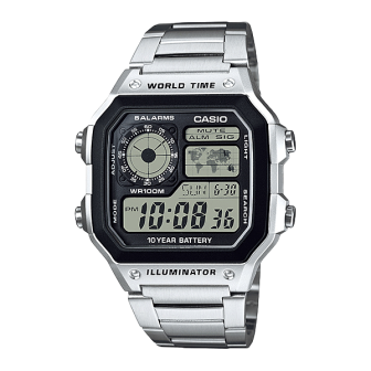 Casio - Montre Homme - Timeless affichage digital - Ref AE-1200WHD-1AVEF