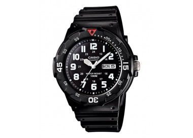 Casio - Montre Homme - Sport & Technologie Junior - Boitier Résine Noir - Bracelet Résine Noir - Ref MRW-200H-1BVEG