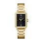 Cluse - Montre Femme - Fluette - bracelet acier doré - cadran noir - Ref CW11512