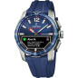 Festina - Montre Homme - Connectée - bracelet silicone bleu - cadran bleu - Ref F23000/1