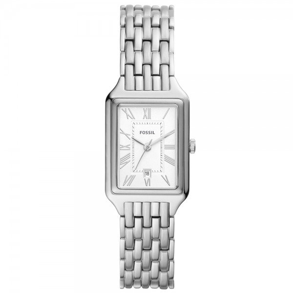 Fossil - Montre Femme - Raquel - Boitier et Bracelet Acier Argenté - Ref ES5221