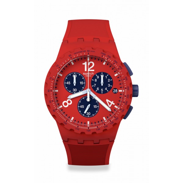 Swatch - Montre Mixte - Primarily Red - Ref SUSR407