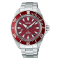 Seiko - Montre Homme Prospex Automatique Samurai - Cadran rouge - Ref SRPL11K1