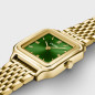 Montre Femme CLUSE Gracieuse Petite Vert Acier Doré - CW11811 Montre Femme CLUSE Gracieuse Petite Vert Acier Doré - CW11811