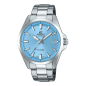 Casio - Montre Homme Edifice - cadran bleu - acier argenté - Ref EFV-100D-2BVUEF